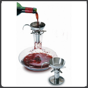 Décanteur de vin Cadeaux clairs Accessoires de vin Aérateur de poche