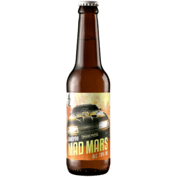 Bouteille de bière artisanale Mad Mars Amber Ale,Brasserie du Grand Paris