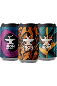 Coffret bière artisanales canettes brasserie Iron