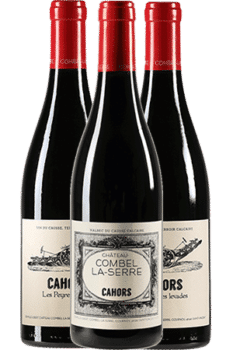 Bouteilles de vin du coffret Découverte du Château Combel-la-Serre