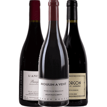 Bouteille de vins du coffret Découverte de Jean-Paul Brun du Domaine des Terres dorées