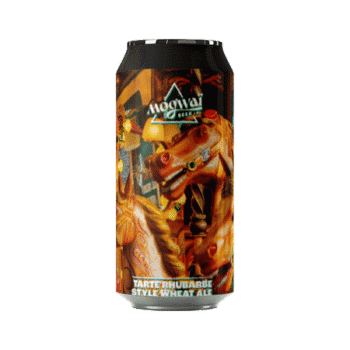 Bière artisanale j'peux pas j'ai poney wheat ale rhubarbe brasserie mogwai