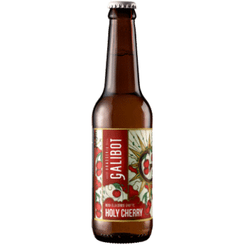 Bouteille de bière holy cherry bock à la cerise brasserie Galibot