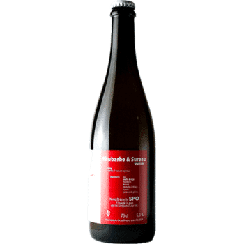 biere artisanale saison rhubarbe sureau brasserie Spo