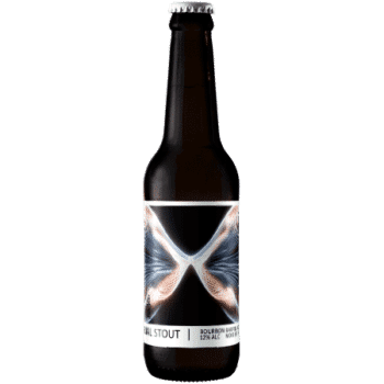 Bouteille de bière artisanale imperial stout bourbon noix de coco brasserie Popihn