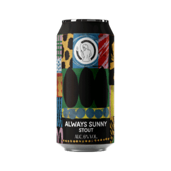 Canette de bière artisanale always sunny stout Brasserie La Superbe