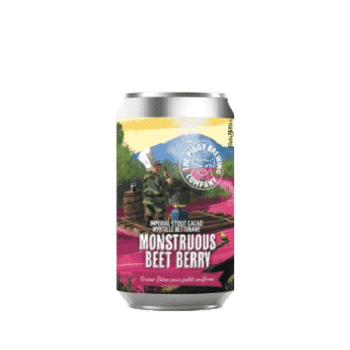 Canette de bière monstruous beet berry Piggy Brewing Company