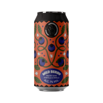 Canette de bière artisanale wild berry pastry gose myrtille vanille Brasserie La Superbe